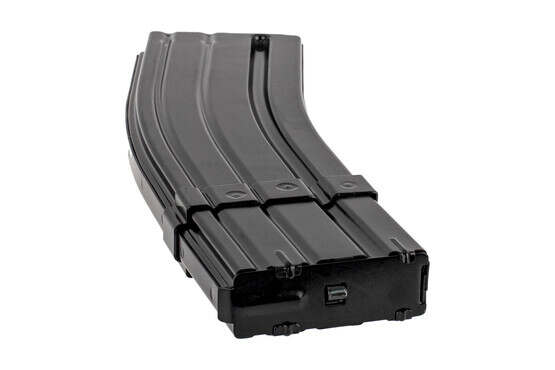 The E-Lander 5.56 NATO 40 round magazine features a removable floor plate